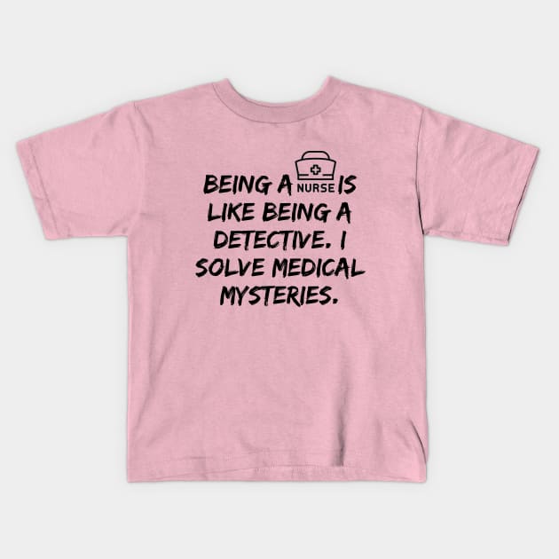 Certified Nurses Day Nurse Life Kids T-Shirt by UltraPod